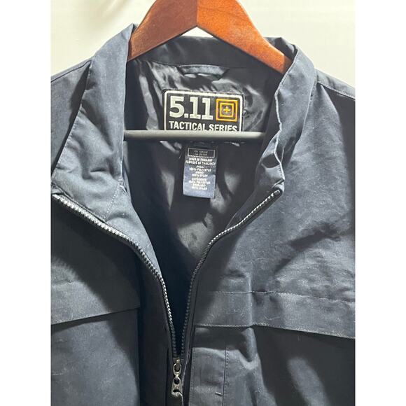 5.11 Tactical Series Men's Jacket Navy Blue Full Zip Long Sleeve Pockets Sz XL - Picture 2 of 6